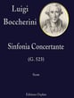 Sinfonia Concertante G.523 Mixed Ensemble Score cover